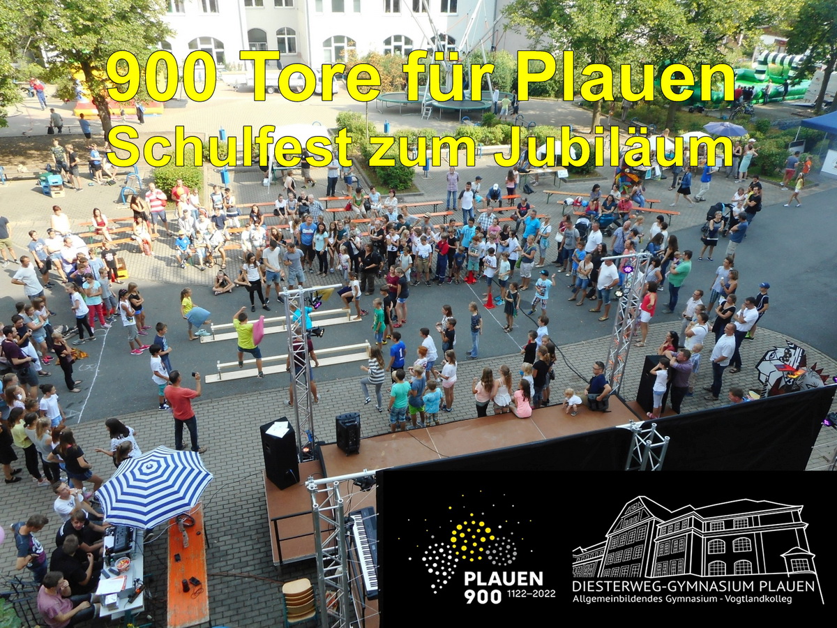 Bild vergrößern: 900 Tore für Plauen - das Schulfest zum Stadtjubiläum